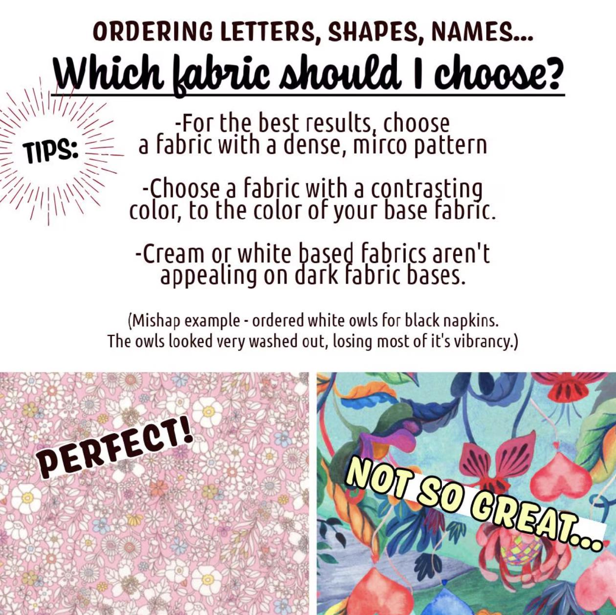 Forest Animal Iron-ons in Liberty of London fabric options, Perfect for applique quilting, upcycling kids clothes! no-sew+stitchable options