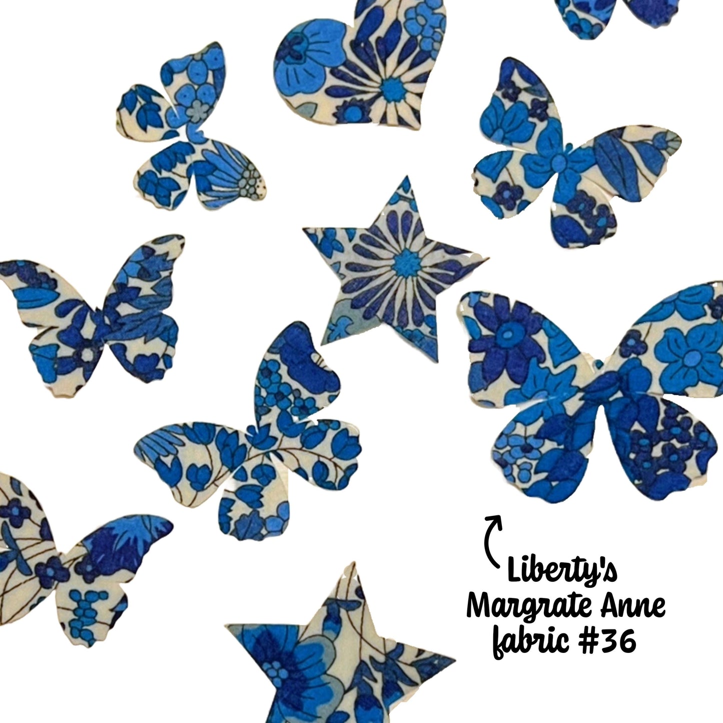 Vintage-Inspired Butterfly Iron-Ons for Creative Quilting and Adorable Baby Shower Crafts such as Onesie and Bib decorating station kit!