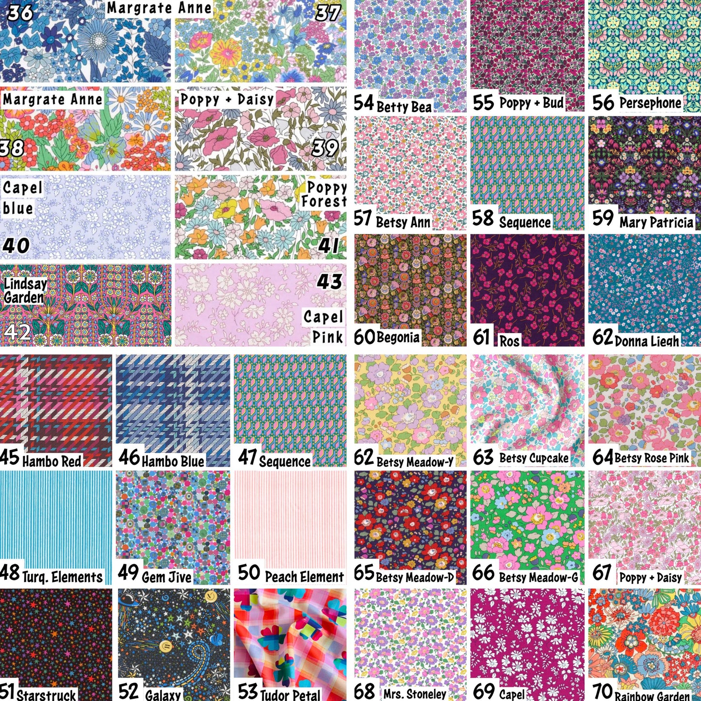 Onesie and Bib Decorating Kit - Customize these Charming Seaside patches, iron on decals made with over 70 Liberty of London fabric!