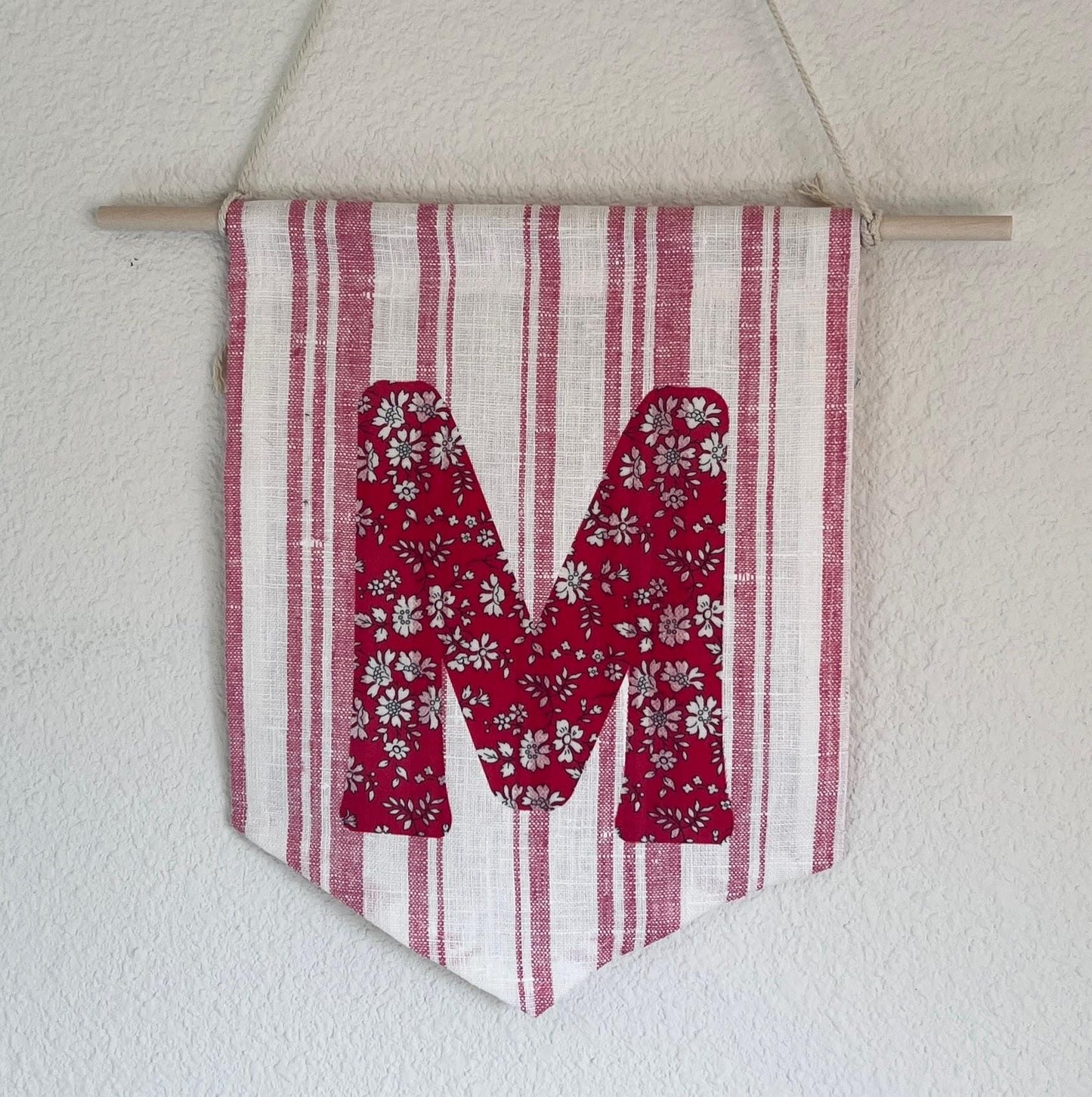 Custom Baby Shower Welcome Sign made with Liberty of London fabric, perfect baby showers or nursery decor gift! Handmade w/ linen, ribbon