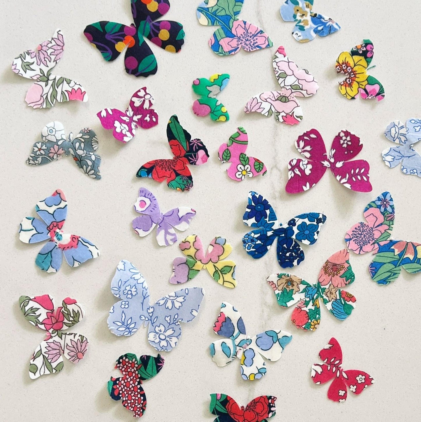Vintage-Inspired Butterfly Iron-Ons for Creative Quilting and Adorable Baby Shower Crafts such as Onesie and Bib decorating station kit!