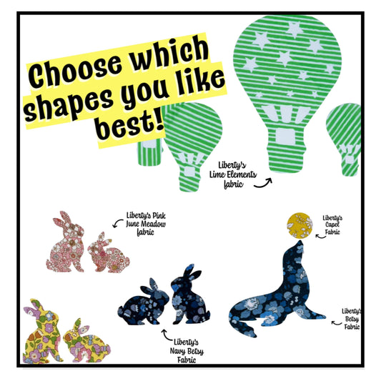 Boys Fabric Iron-On Onesie Decor Kit: Baby Shower Activity