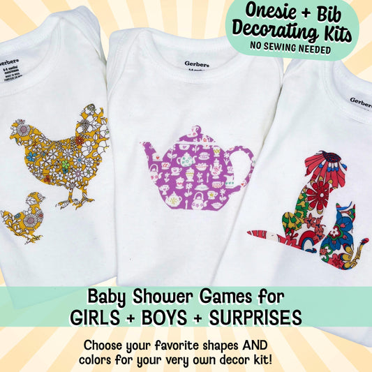Liberty of London Onesie Decorating Kit: No-Sew Iron-On Appliques