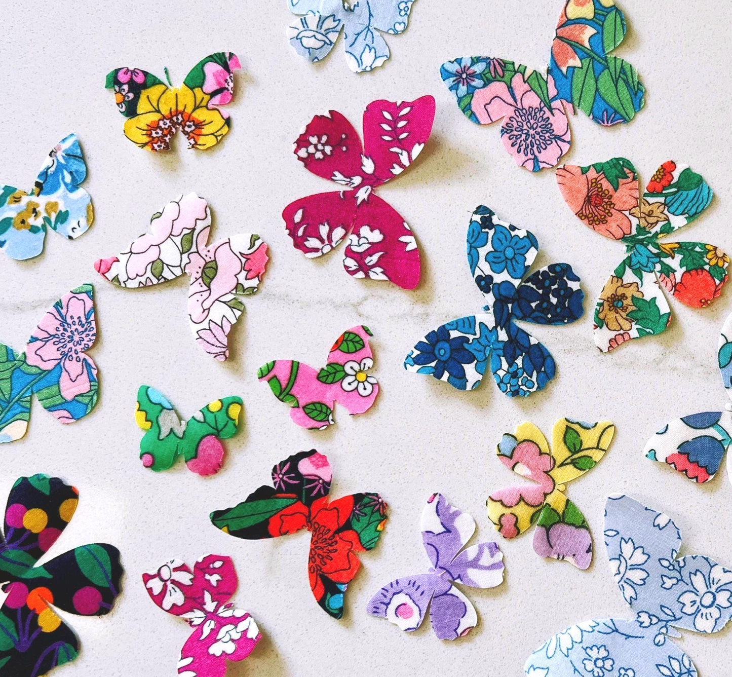 Vintage-Inspired Butterfly Iron-Ons for Creative Quilting and Adorable Baby Shower Crafts such as Onesie and Bib decorating station kit!