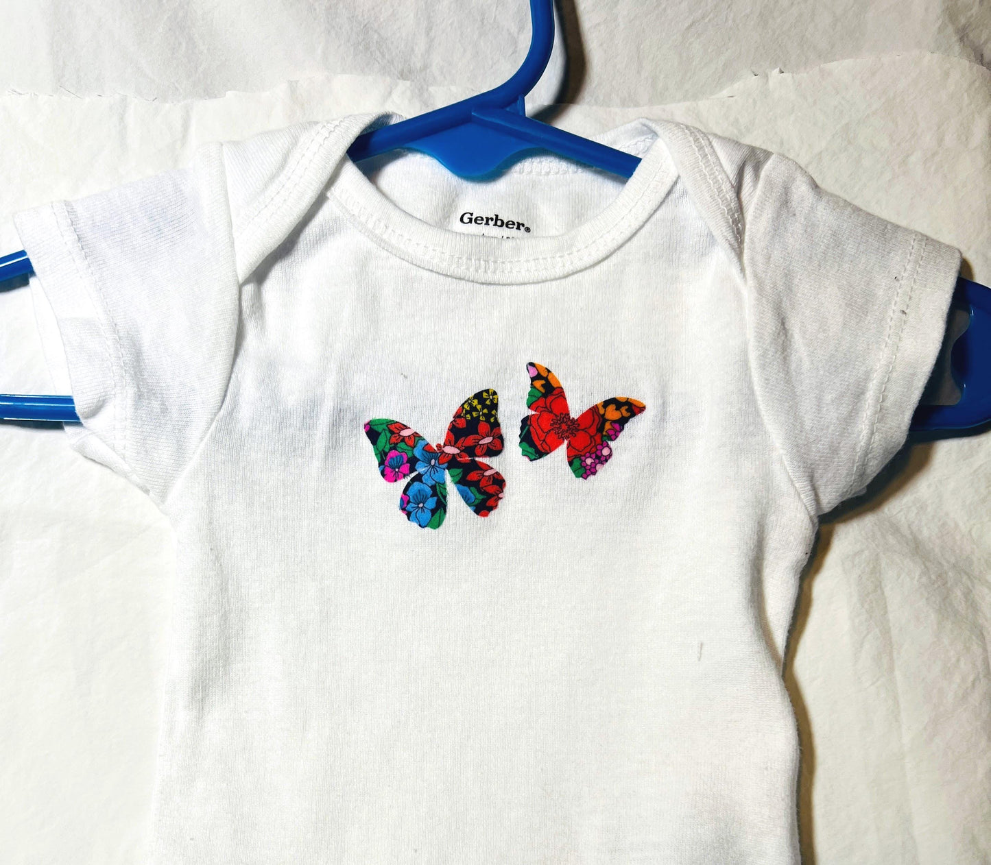 Vintage-Inspired Butterfly Iron-Ons for Creative Quilting and Adorable Baby Shower Crafts such as Onesie and Bib decorating station kit!
