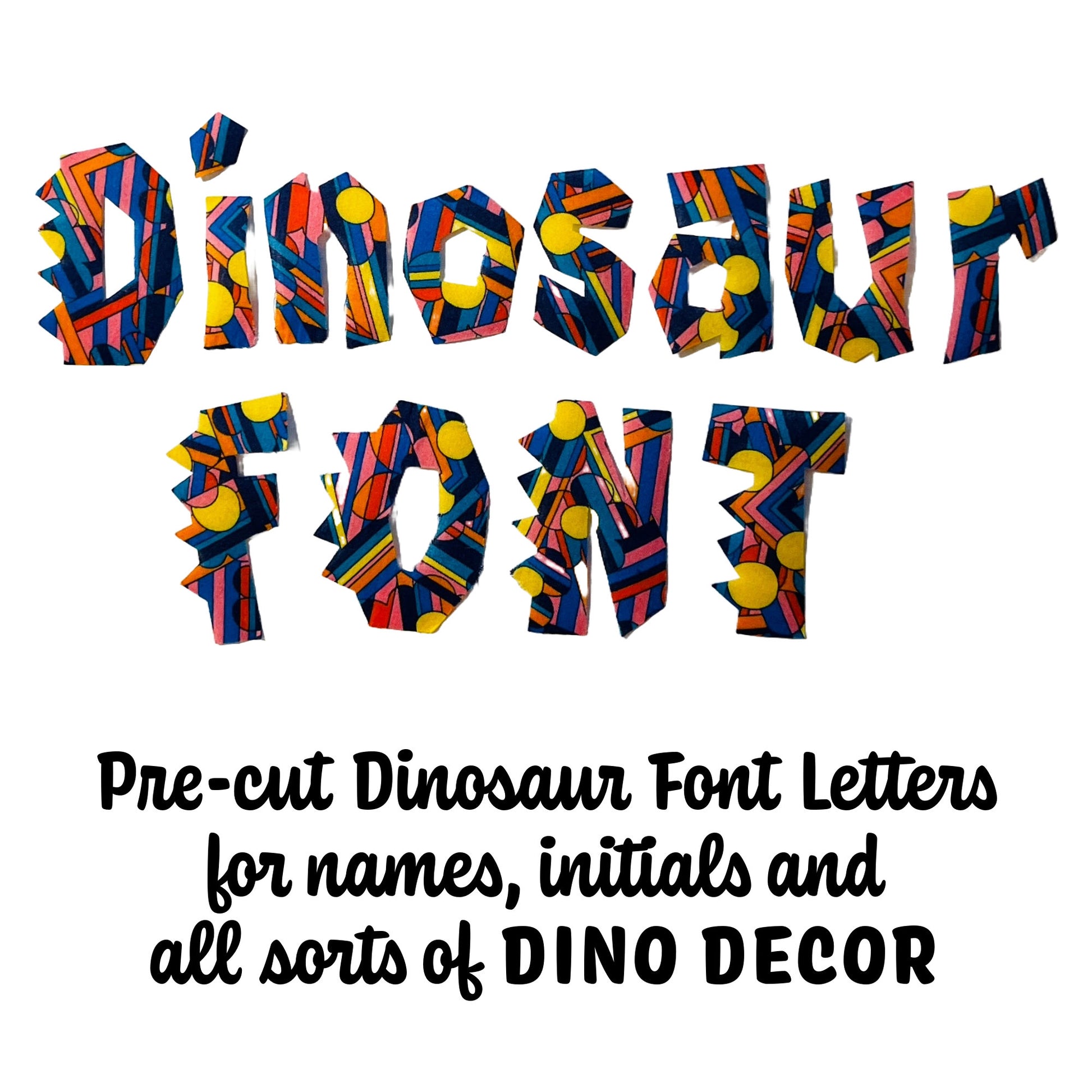 Iron-on Names in DINO font, in over 70 Liberty fabric options with no sew/ stitchable iron on backing, Boys room decor or packback patches!