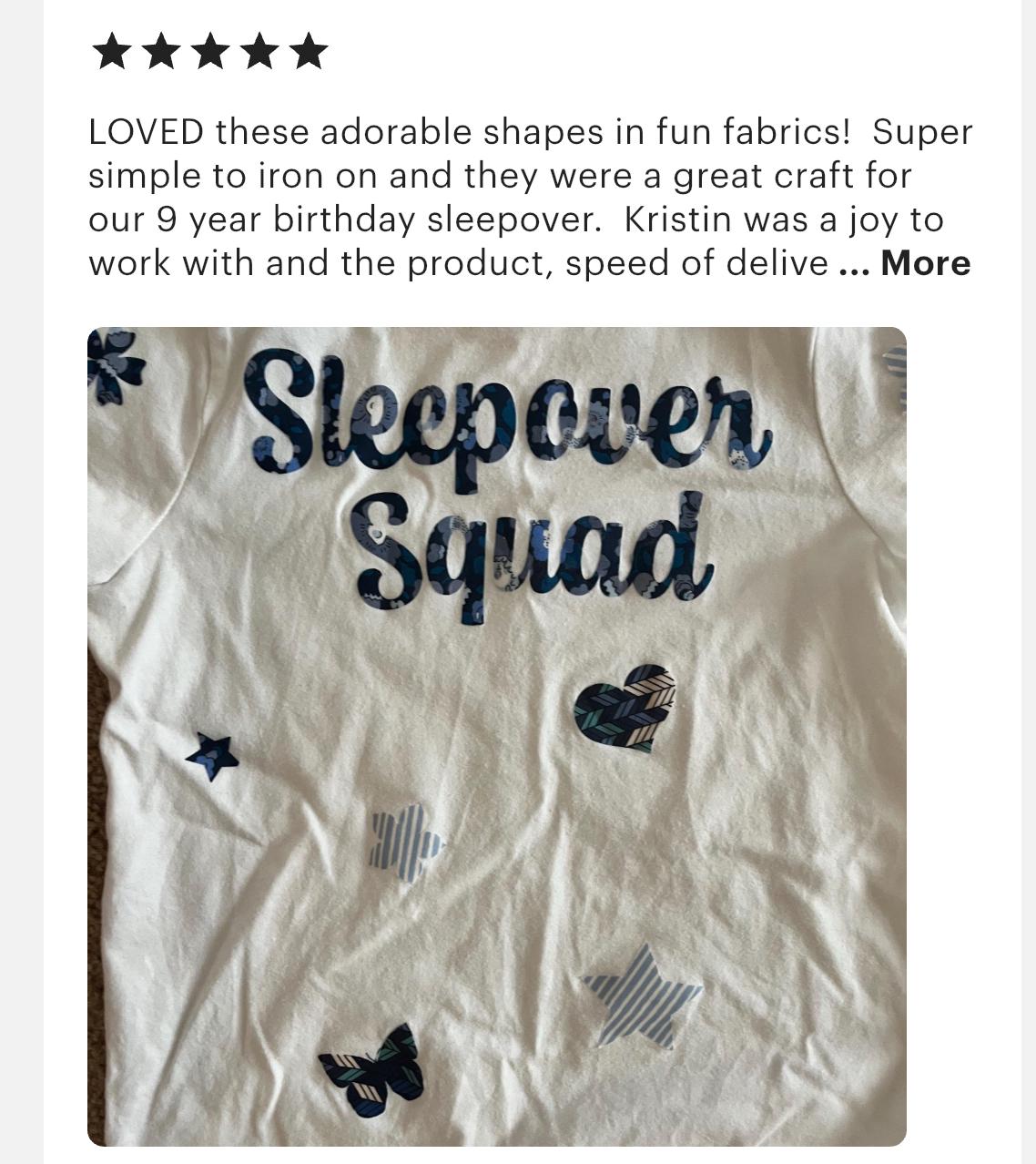 Personalized Iron-On Name Script Patches: Choose from 70+ Liberty of London Fabrics