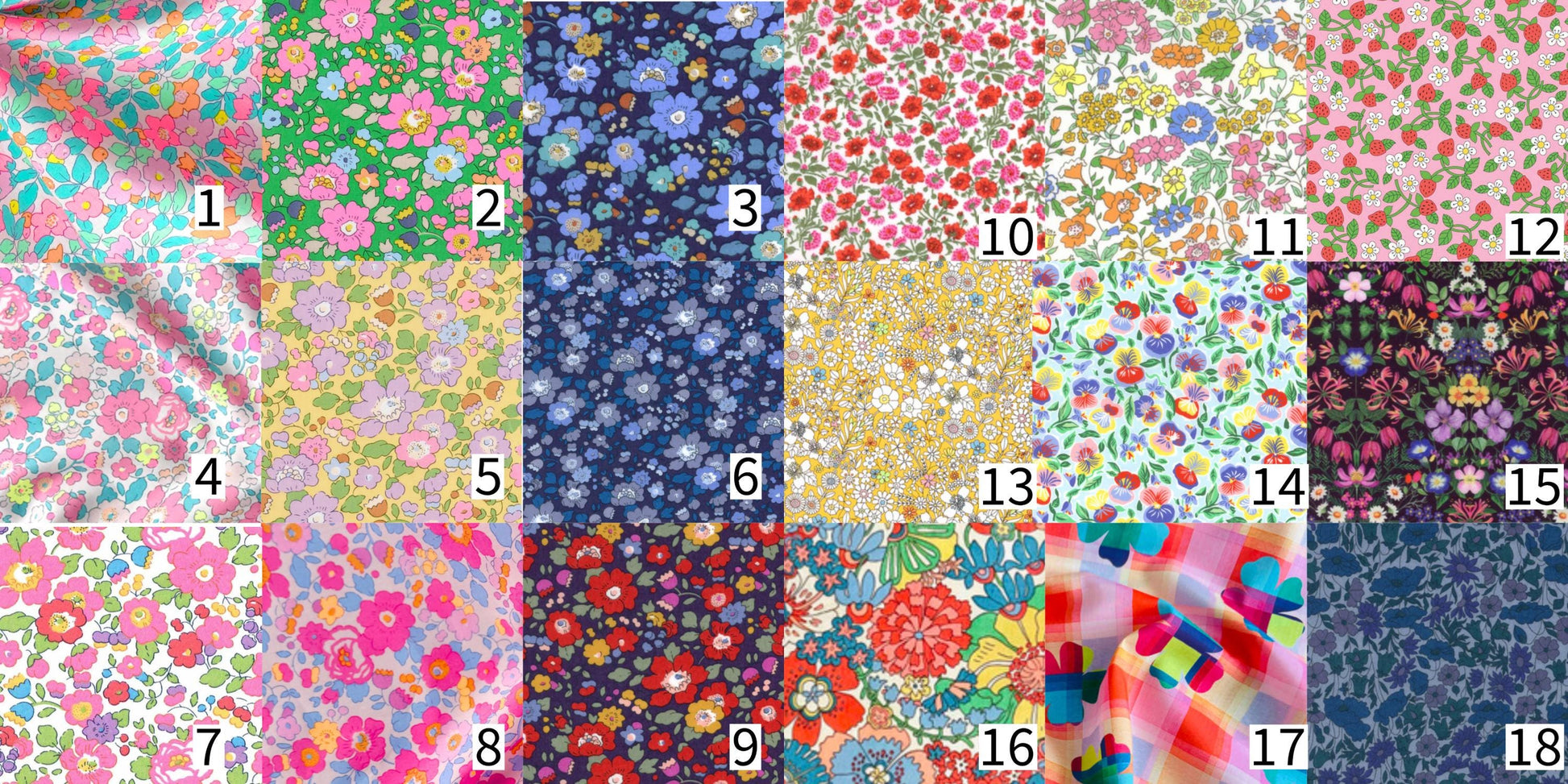 Iron on Hearts in various colorful Liberty of London fabrics, Perfect for upcycling, quilting, baby onesie decorating (Ready to Ship)