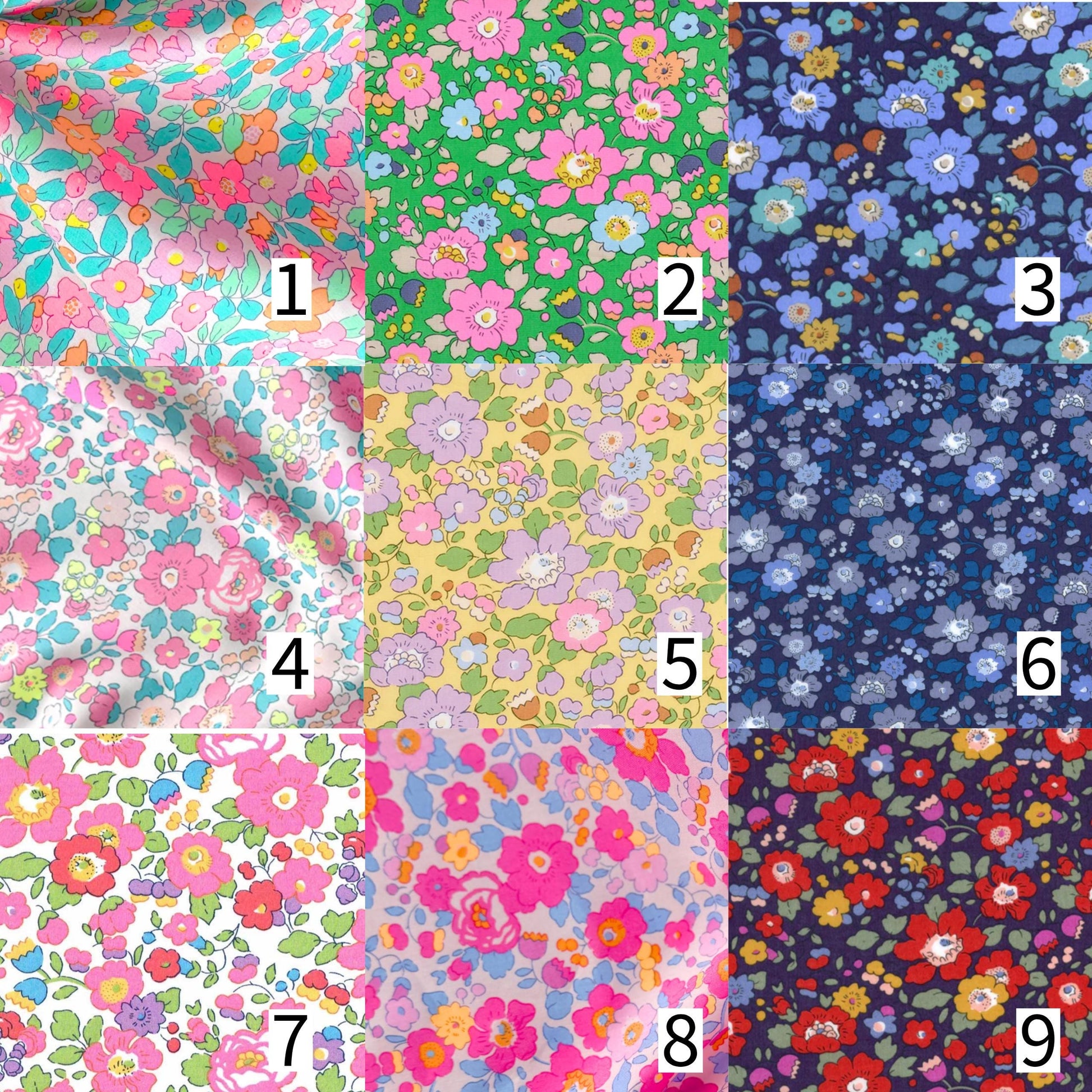 Iron on Letters, Number in Liberty of London fabric options great for DIY decor, patchwork quilts, upcycling clothes, gifts nursery decor!