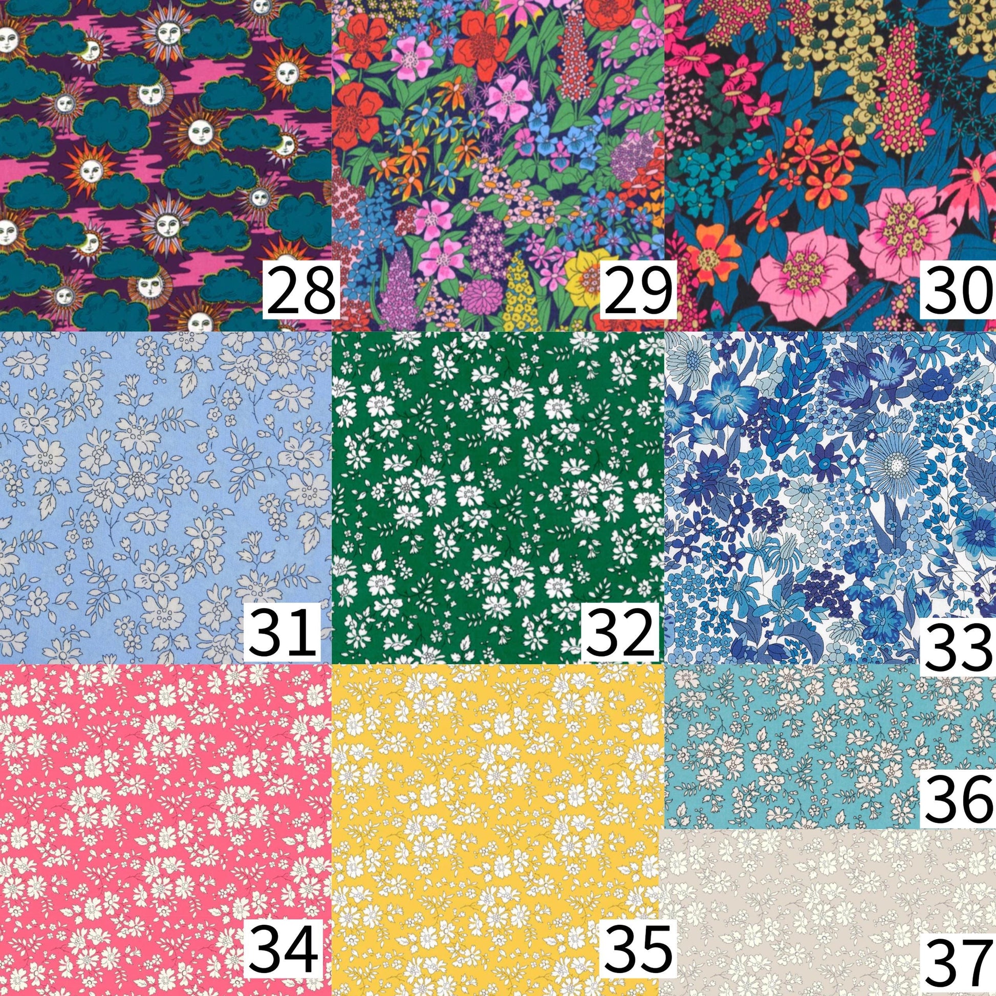 Iron on fabric Spring + Fall LEAF appliques, Perfect for patchwork quilting, DIY projects, baby shower Onesie Decorating station and more!
