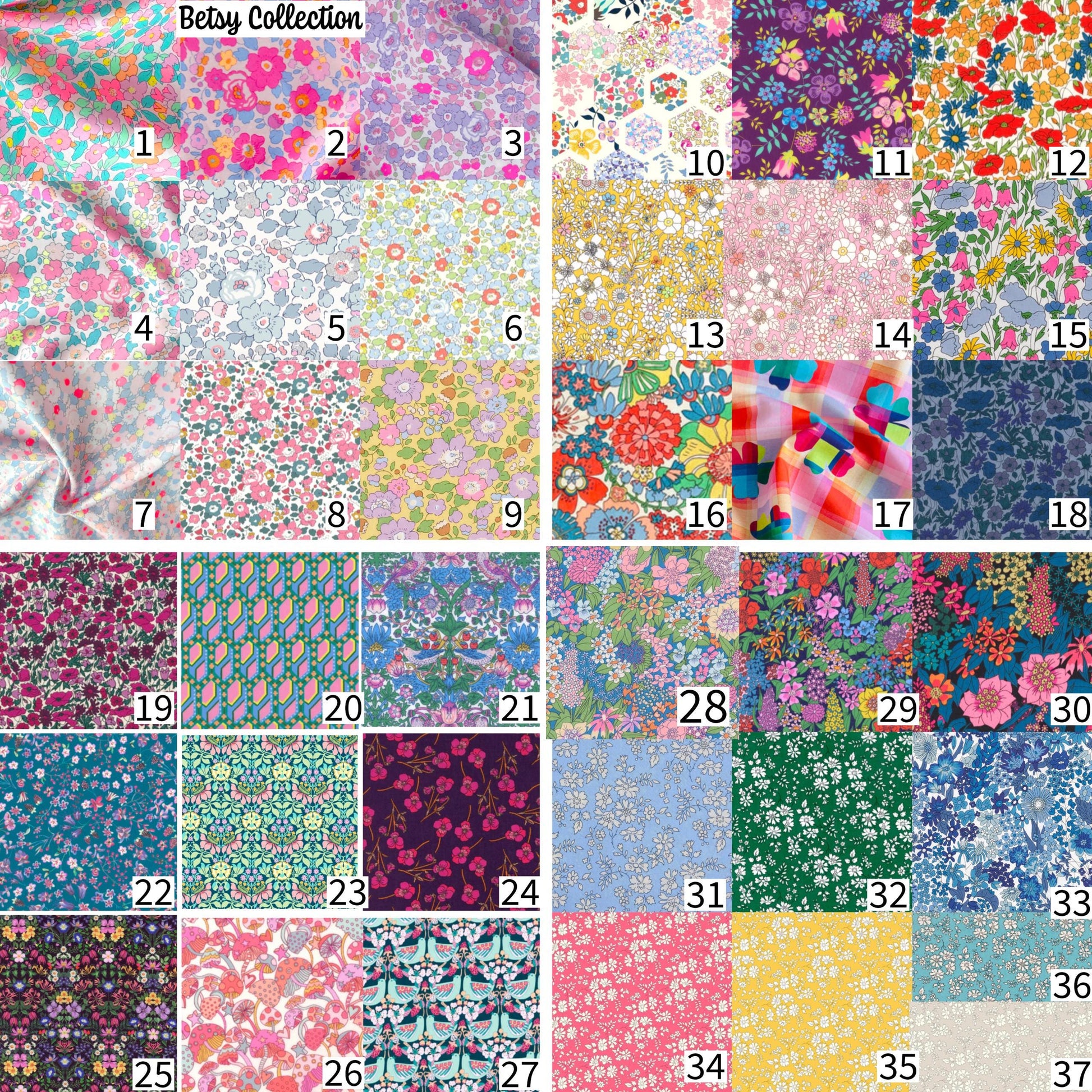 Set of 3 Cats, Iron on fabric Cat Applique, 70 Liberty fabrics, for patchwork quilting, upcycling clothes, Baby Shower Onesie Decorating Kit
