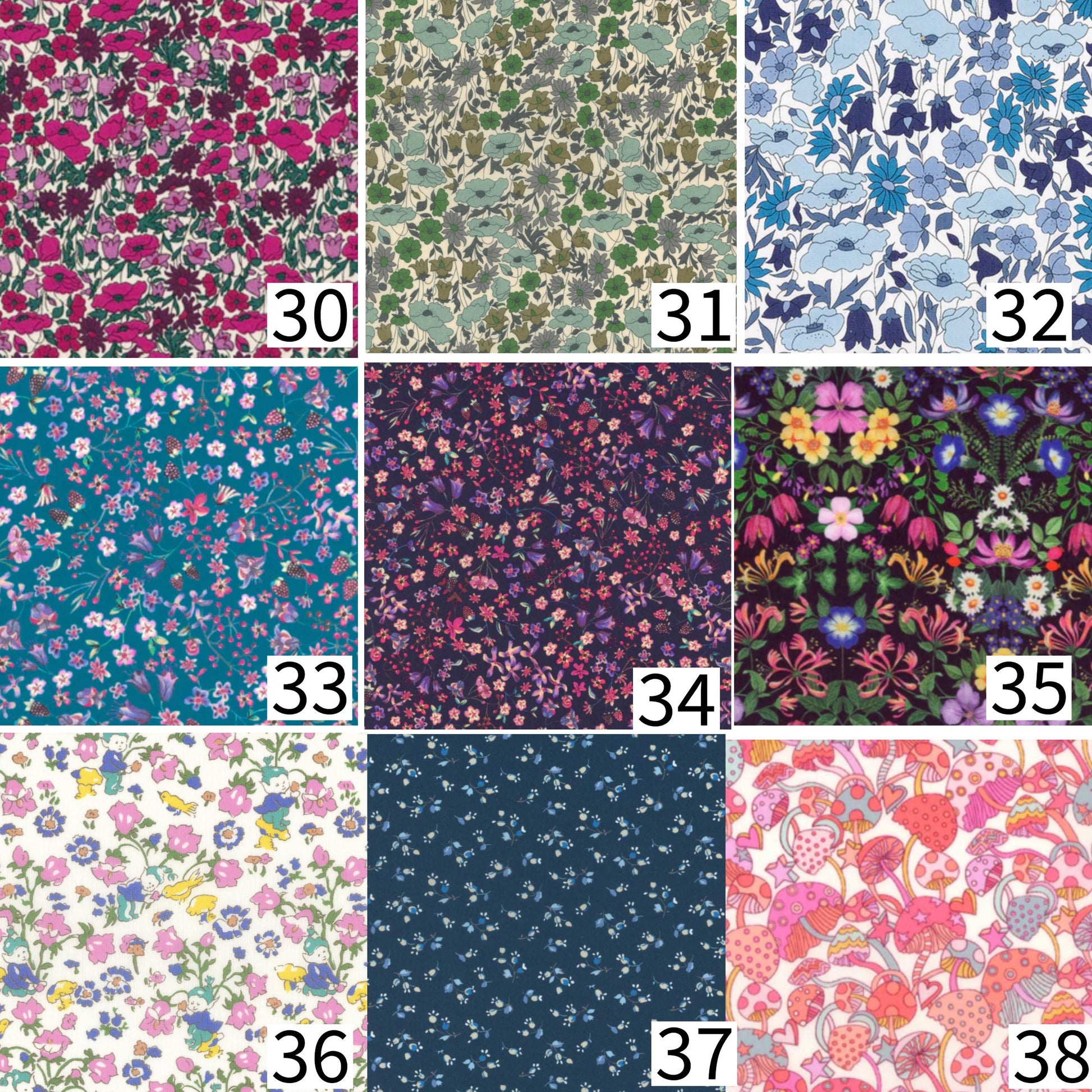 Liberty of London Halloween Appliques: Iron-On Pumpkins, Ghosts, Witches