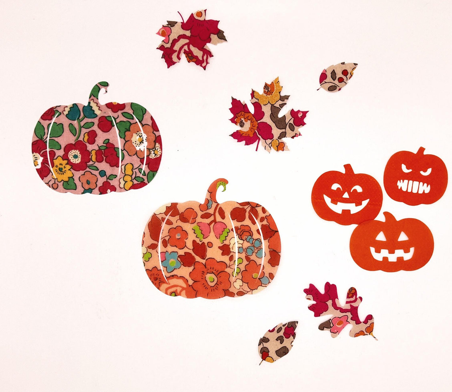 Liberty of London Halloween Appliques: Iron-On Pumpkins, Ghosts, Witches