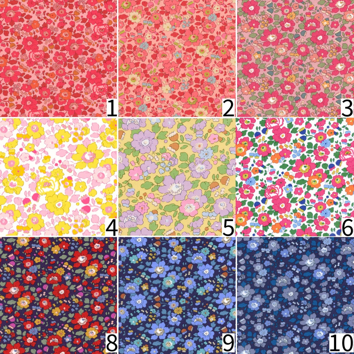 Liberty of London Fabric Fairy Appliques: Iron-On DIY Craft Patches