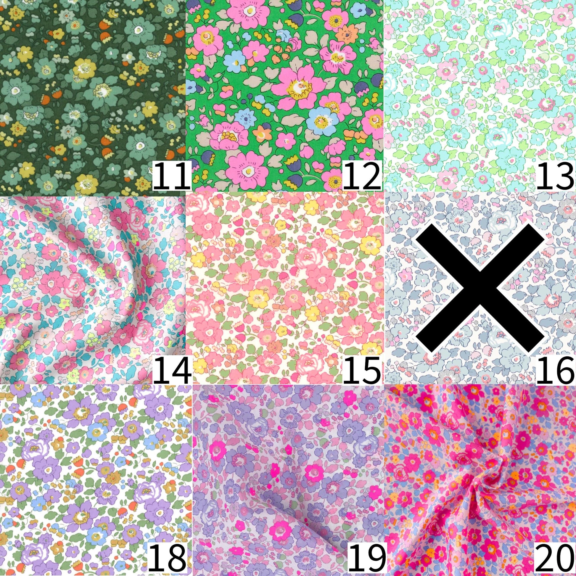 Liberty of London Fabric Fairy Appliques: Iron-On DIY Craft Patches