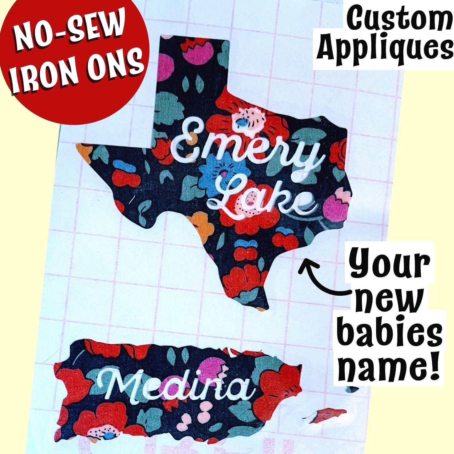 Boy's Onesie Decorating Kit: Liberty of London No-Sew Iron-Ons