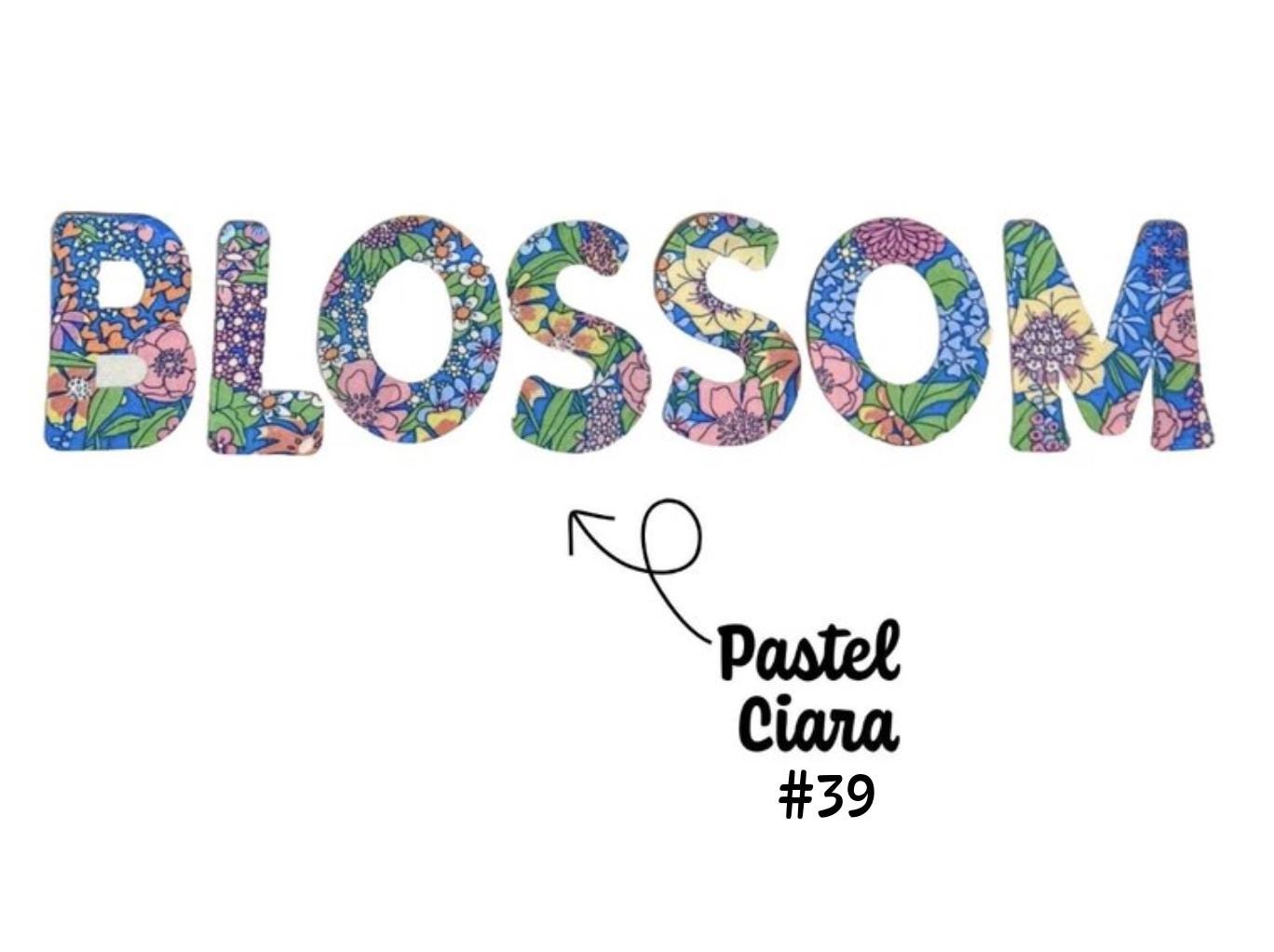 Script Iron on Name Applique, Liberty of London precut fabric names for personalizing decor, upcycling and more!