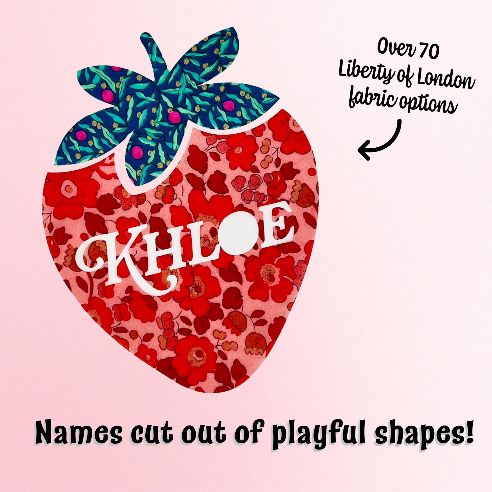 Baby Shower Onesie Decorating Station, Liberty of London Appliques, No Sew