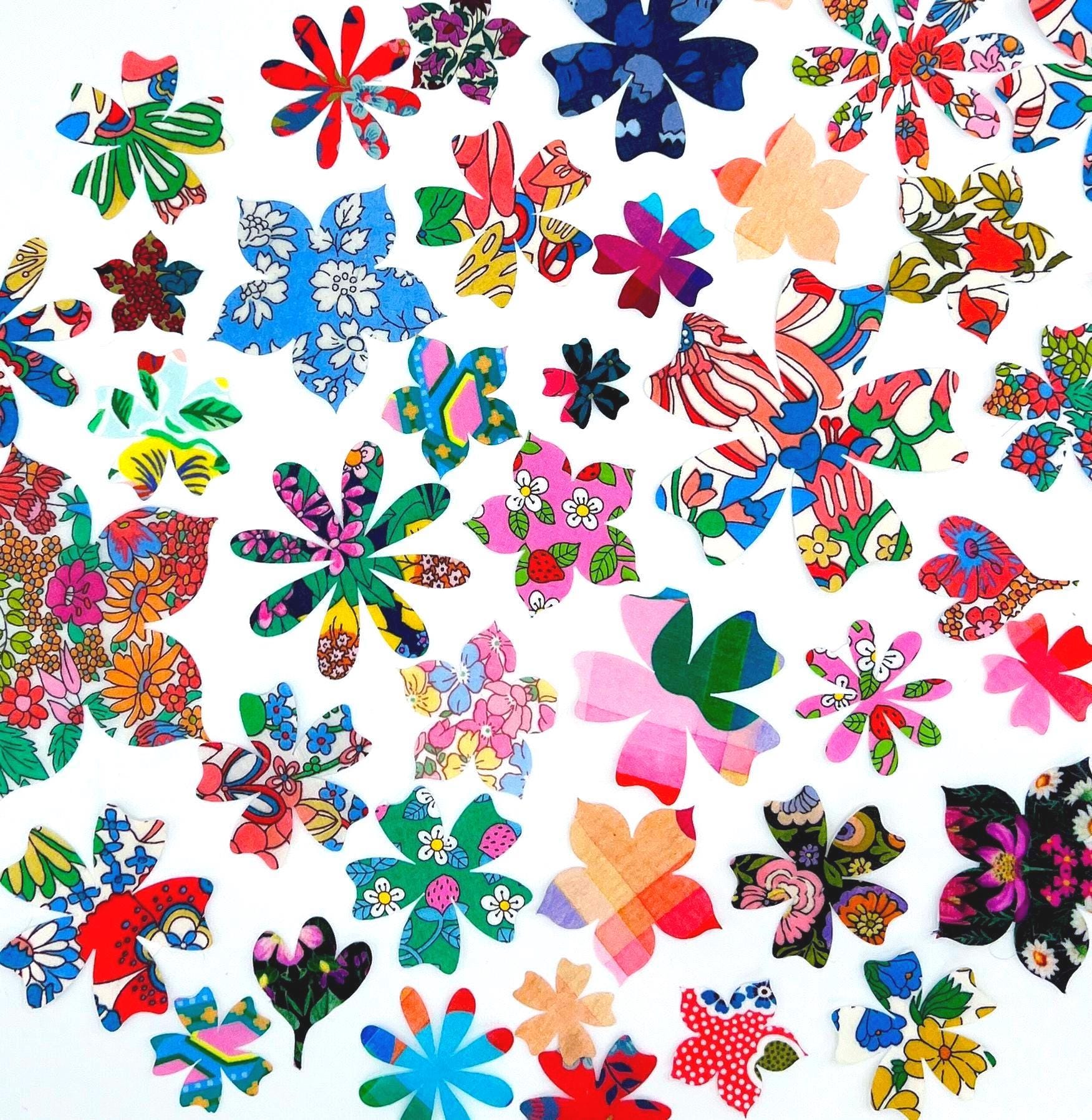 Liberty Fabric Flower Appliqués: Vintage Style Iron-On Crafts
