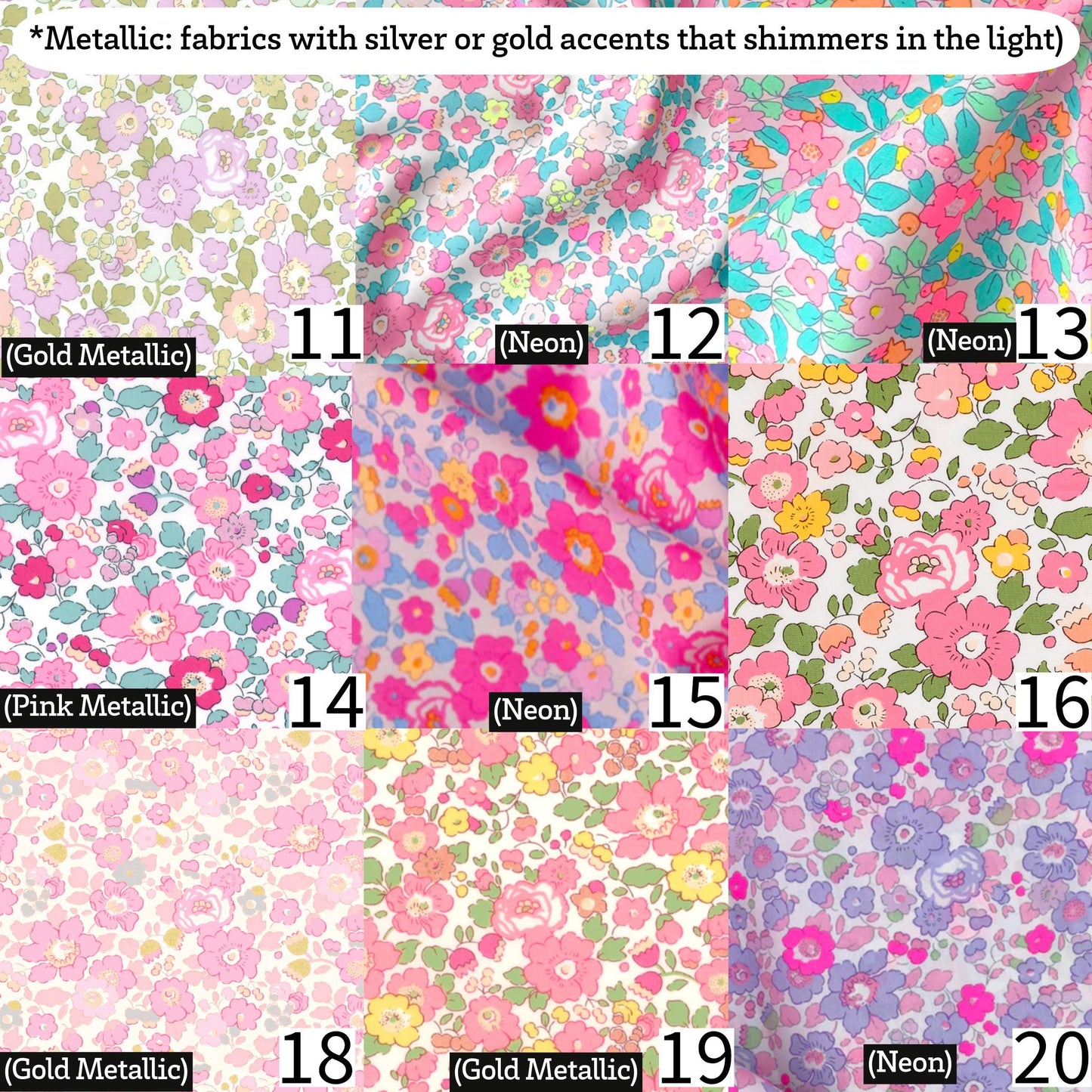 Liberty Fabric Candy Appliqués: Iron-On for Crafts, Quilting