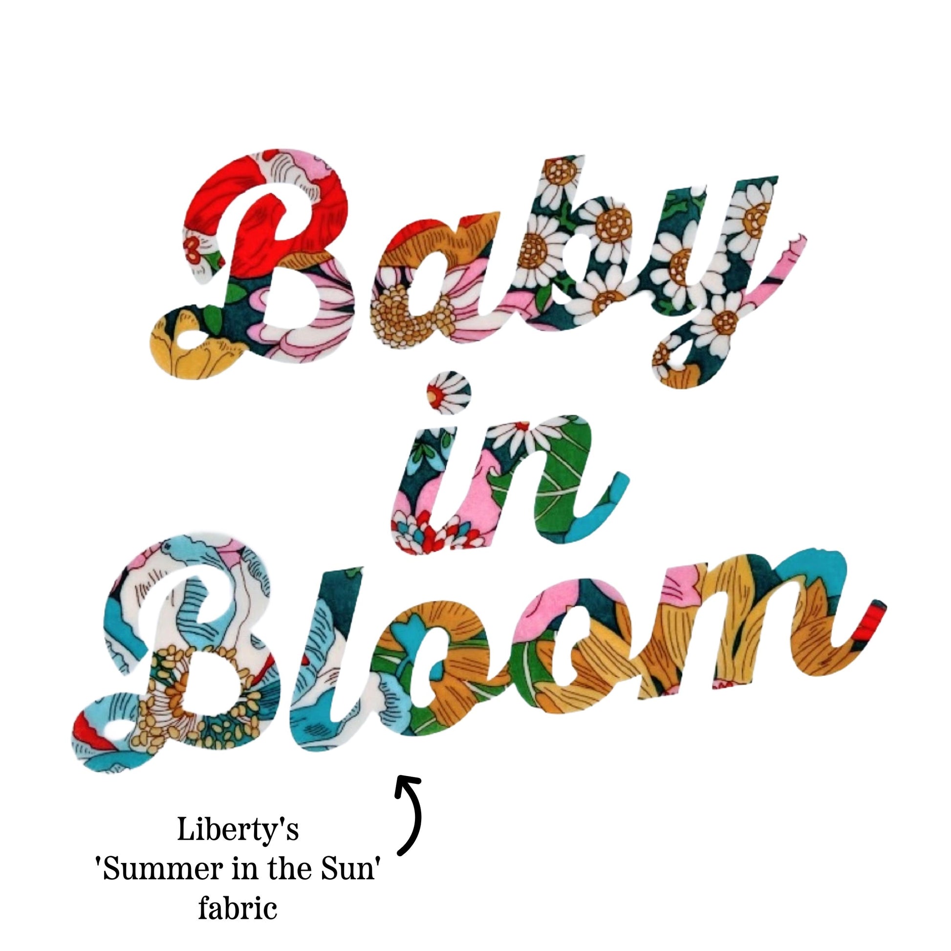 Baby Shower Mama Sash: Linen, Liberty Fabric, Satin, Velvet Ribbons