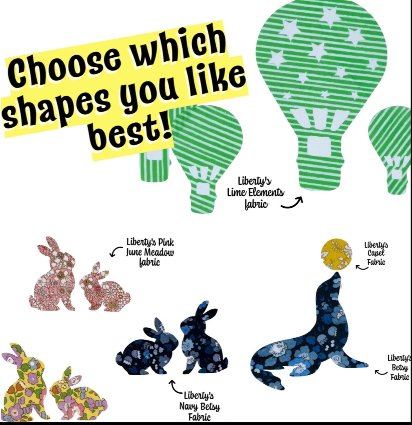 Mama + Baby Animals, Baby Shower Onesie & Bib Decorating Kit