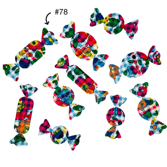 Liberty Fabric Candy Appliqués: Iron-On for Crafts, Quilting