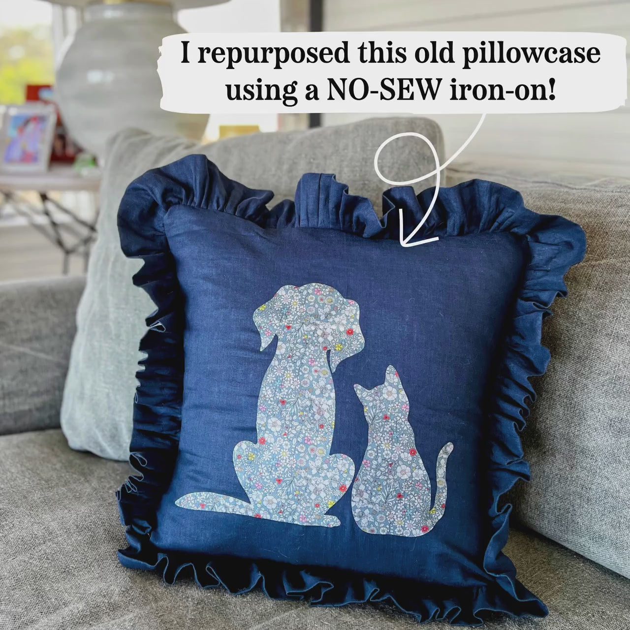 Liberty Fabric Cat Appliqués: Vintage-Inspired Iron-On Patches for Crafts